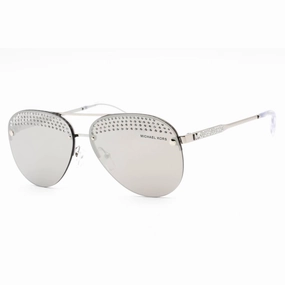Michael Kors Women's Sunglasses - Shiny Silver Metal Rimless Frame | 0MK1135B 18896G