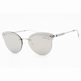 Michael Kors Women's Sunglasses - Silver Metal Rimless Cat Eye Frame | 0MK1130B 10156G