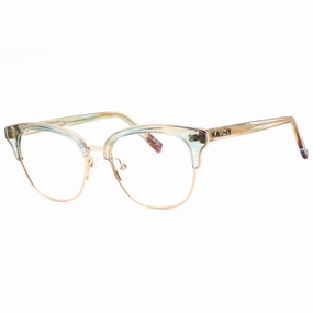 Missoni Women's Eyeglasses - Horn Aqua Metal Cat Eye Shape Frame | MIS 0012 0JUR 00
