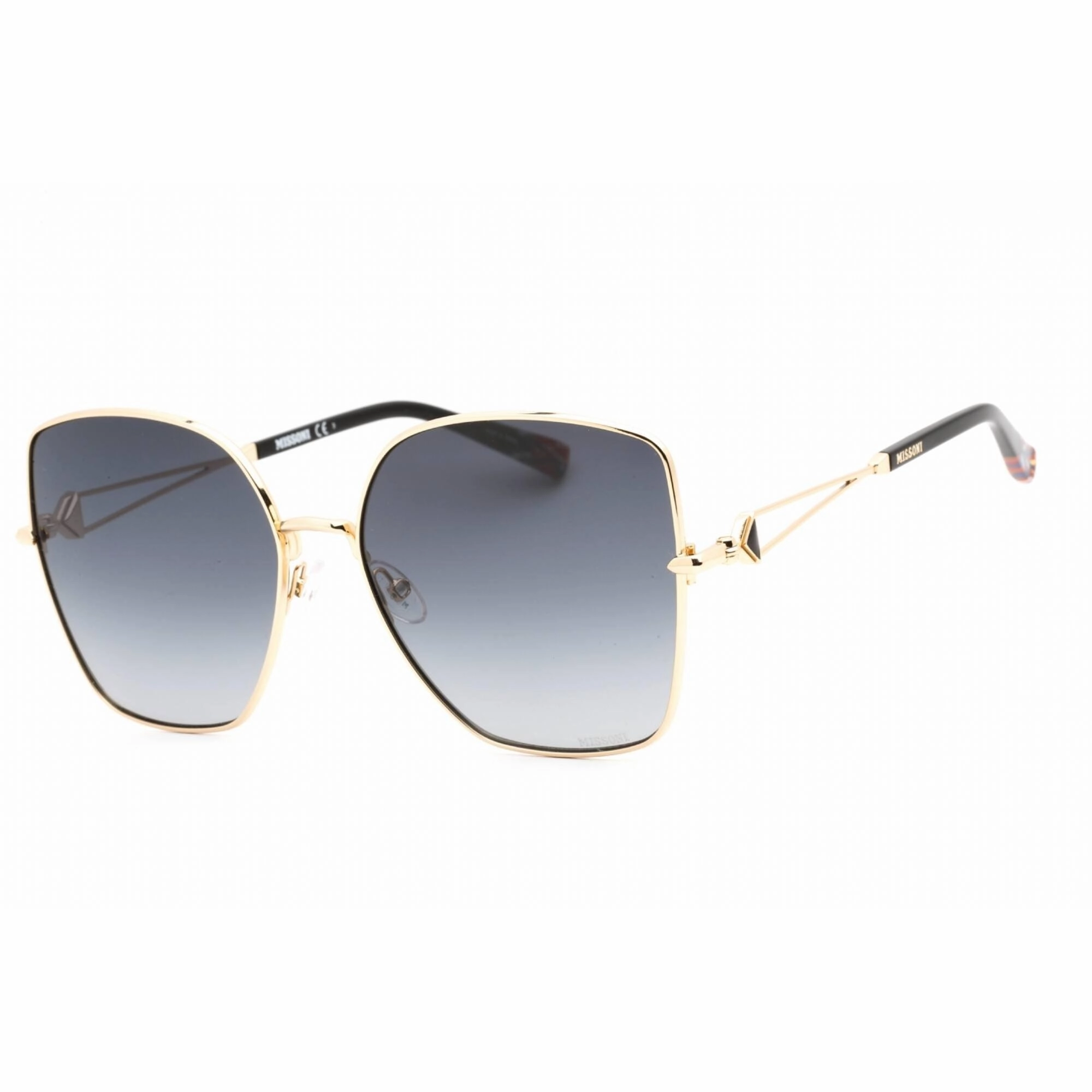 Missoni Women's Sunglasses - Dark Grey Sf Lens Gold Metal Frame | MIS 0052/S 0J5G 9O
