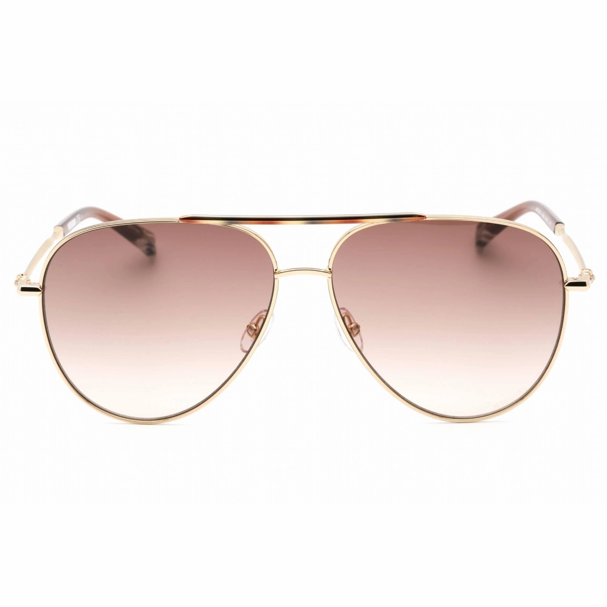 Missoni Women's Sunglasses - Full Rim Gold Brown Horn Metal Frame | MIS 0120/S 0T5U HA