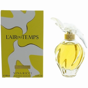 Nina Ricci Women's Eau De Parfum Spray - L'air du Temps Floral Spicy Notes, 3.3 oz