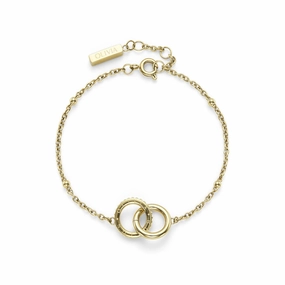 Olivia Burton Classic Amity Interlock Gold Plated Bracelet 24100315