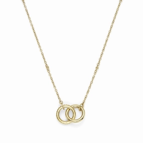 Olivia Burton Classic Amity Interlock Gold Plated Necklace 24100312