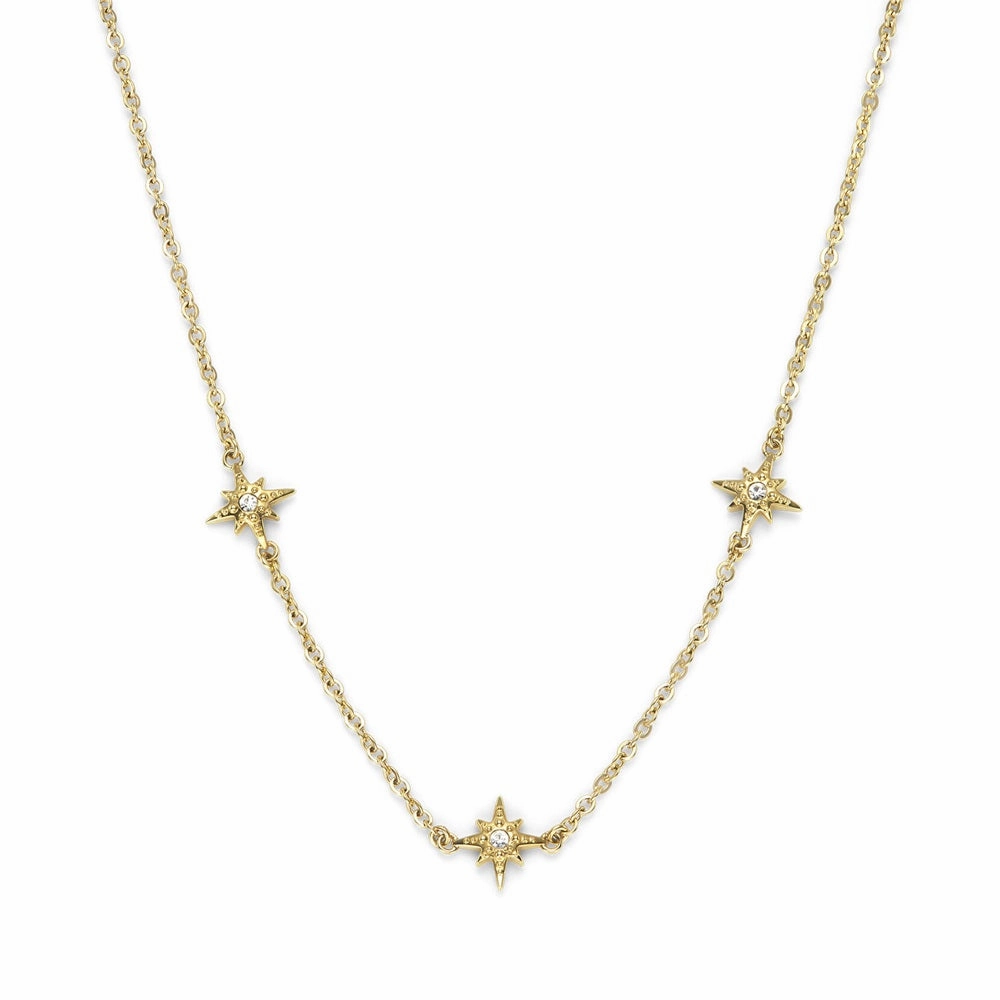 Olivia Burton Ever Stacked North Star Gold Plated Necklace 24100342