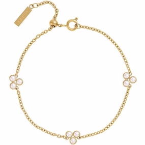 Olivia Burton Gold Peal Cluster Bracelet 24100069