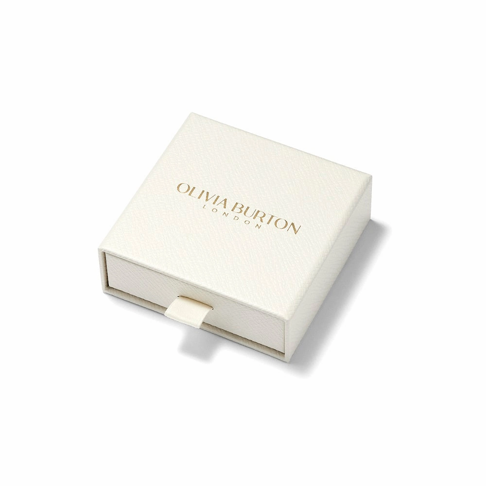 Olivia Burton Gold Plated Ever Stacked Claw Hoop Earrings 24100295