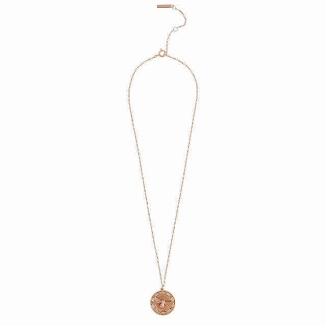 Olivia Burton Lucky Bee Rose Gold Necklace OBJAMN77