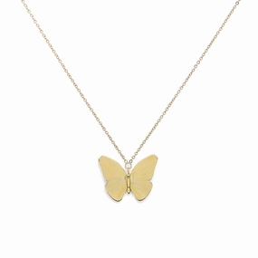 Olivia Burton Signature Butterfly Gold Necklace 24100119