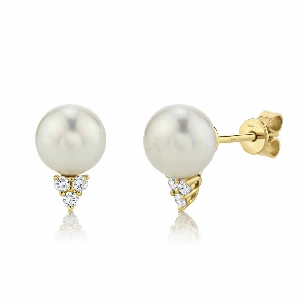 Pearl & Diamond Earrings 4690120