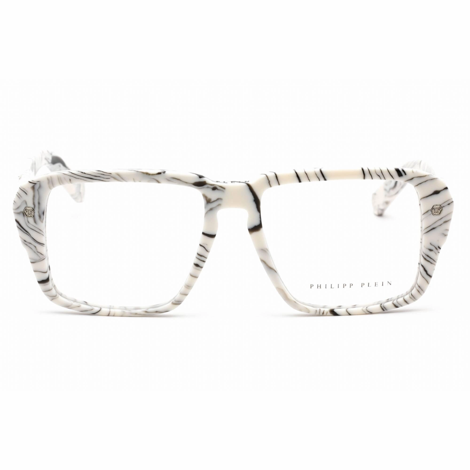 Philipp Plein Women's Eyeglasses - Full Rim Marbled Ivory Plastic Frame | VPP081 09YL