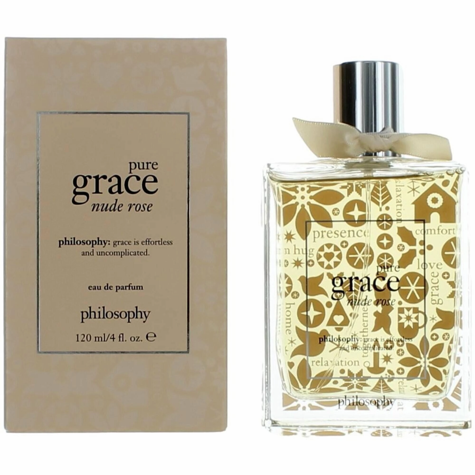 Philosophy Women's Eau De Parfum Spray - Pure Grace Nude Rose, 4 oz