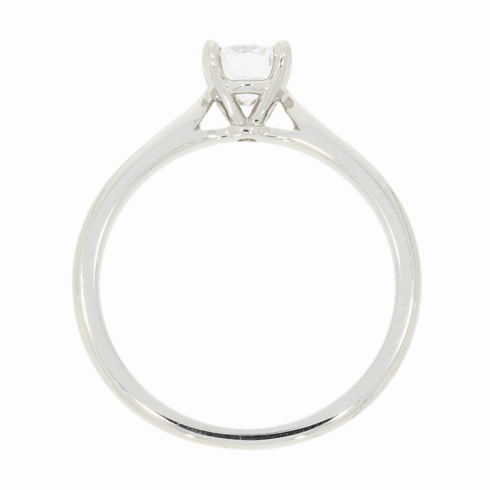 Platinum 0.63ct Brilliant Cut Lab Grown Diamond Solitaire Ring D VS2