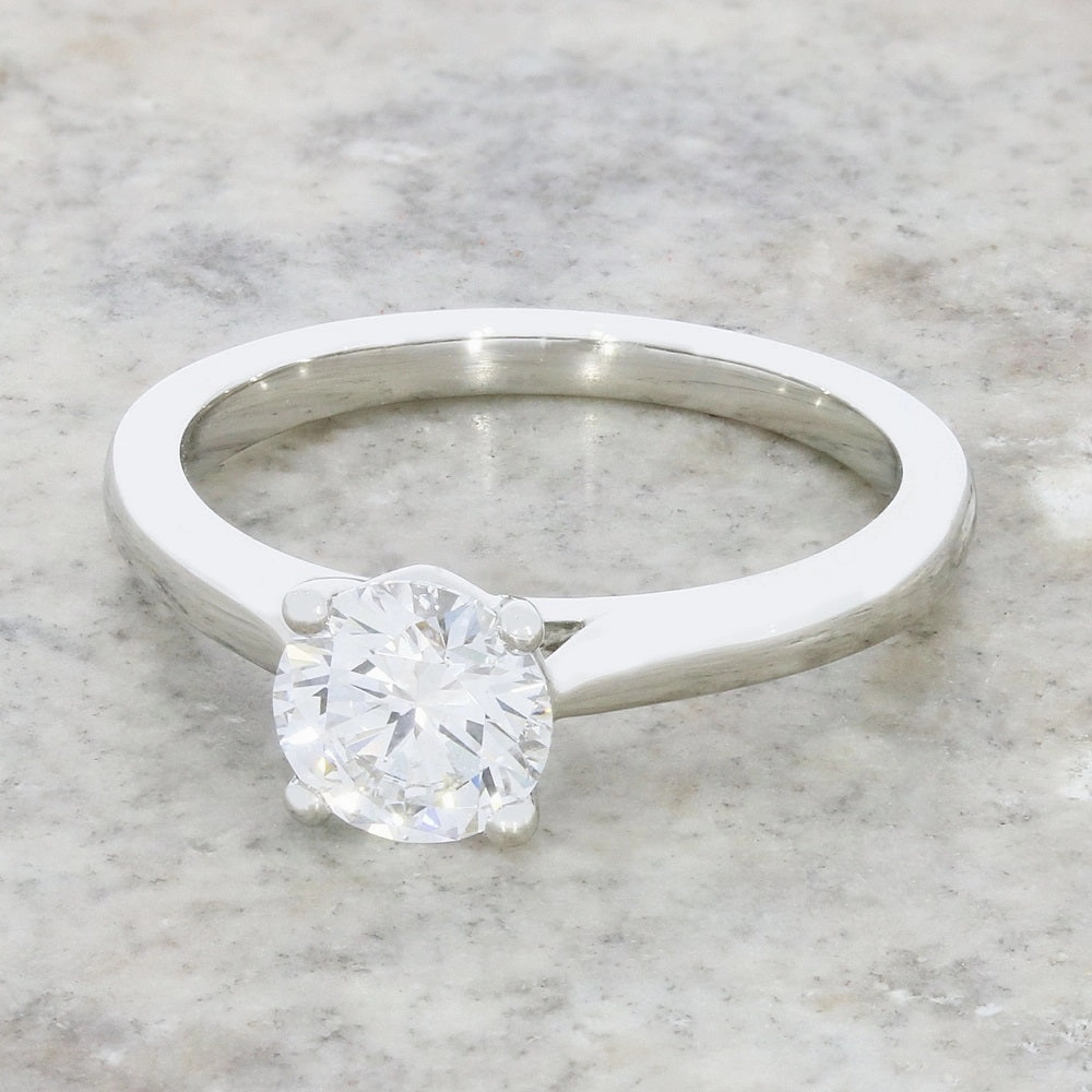 Platinum 1.00cts Lab Grown Diamond Solitaire Ring