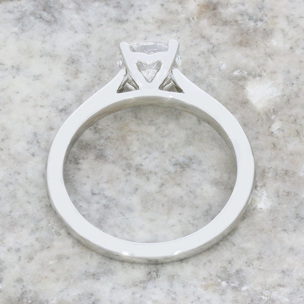 Platinum 1.00cts Lab Grown Diamond Solitaire Ring