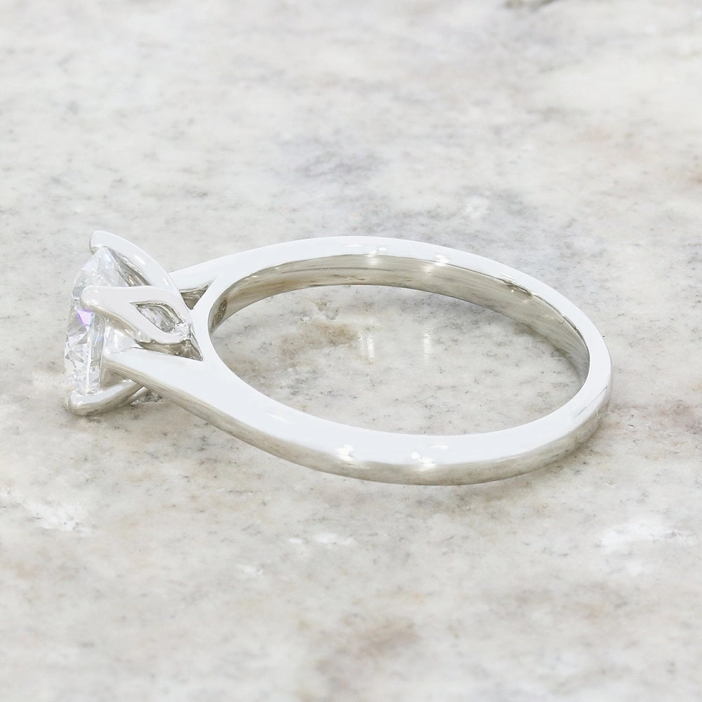 Platinum 1.24cts Lab Grown Diamond Solitaire Ring