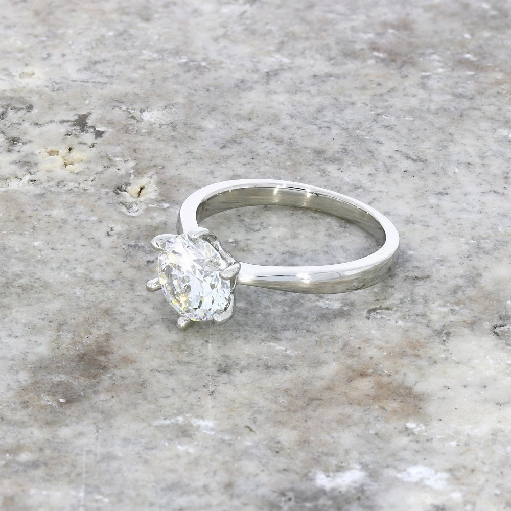 Platinum 1.80ct Brilliant Cut Lab Grown Diamond Solitaire Ring D VS2