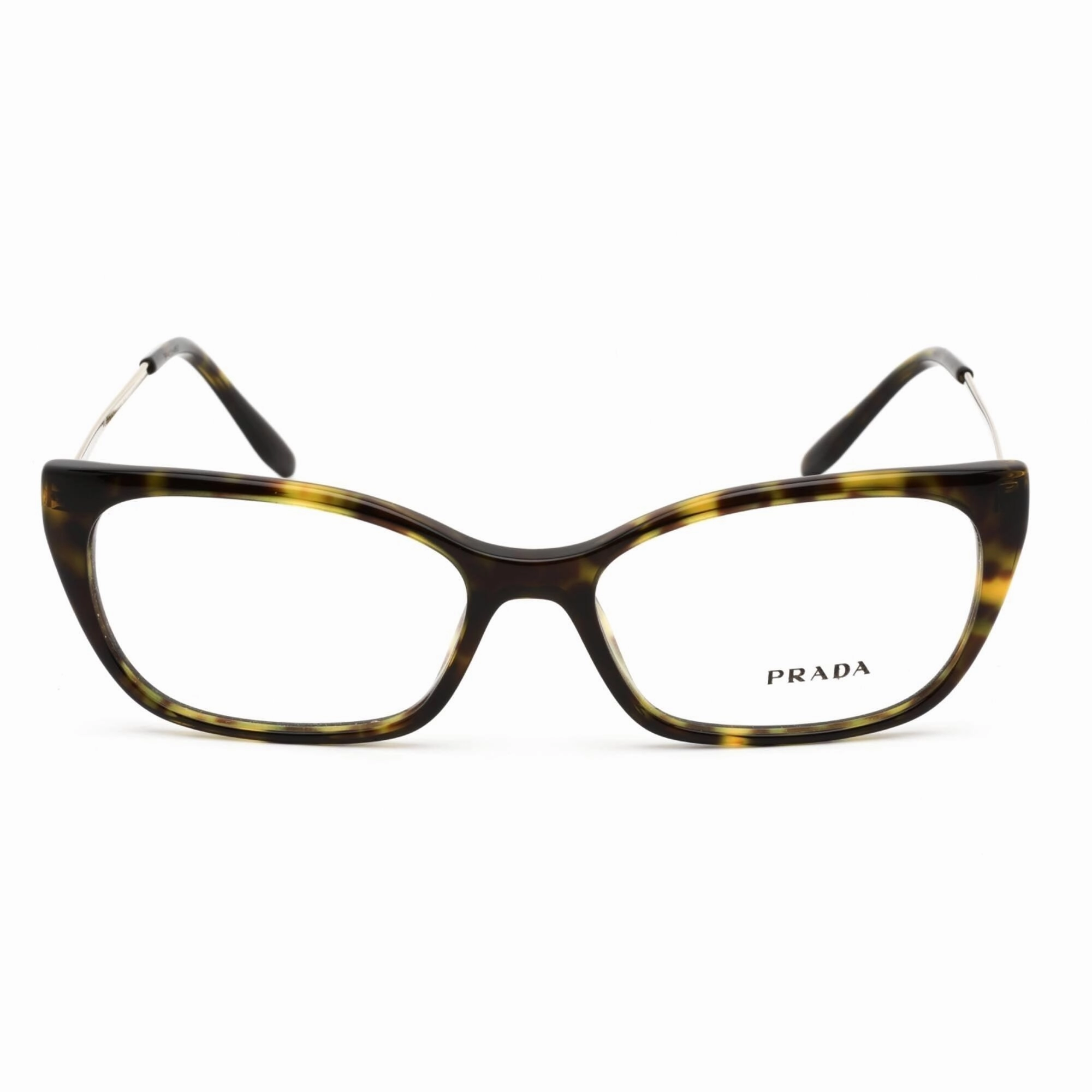 Prada Women's Eyeglasses - Dark Havana Cat Eye Full-Rim Frame | 0PR 14XV 2AU1O1