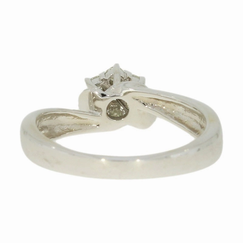 Pre Owned 18ct White Gold 0.35cts Diamond Cluster Ring