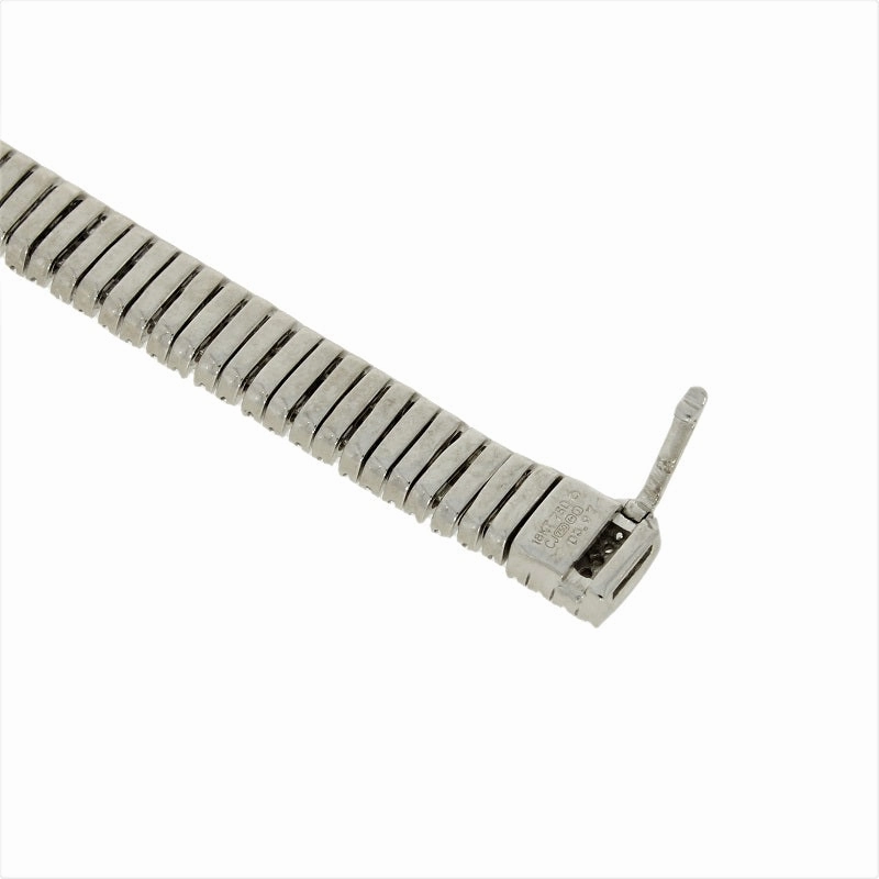 Pre Owned 18ct White Gold 3.97cts Brilliant Cut Diamond Bracelet