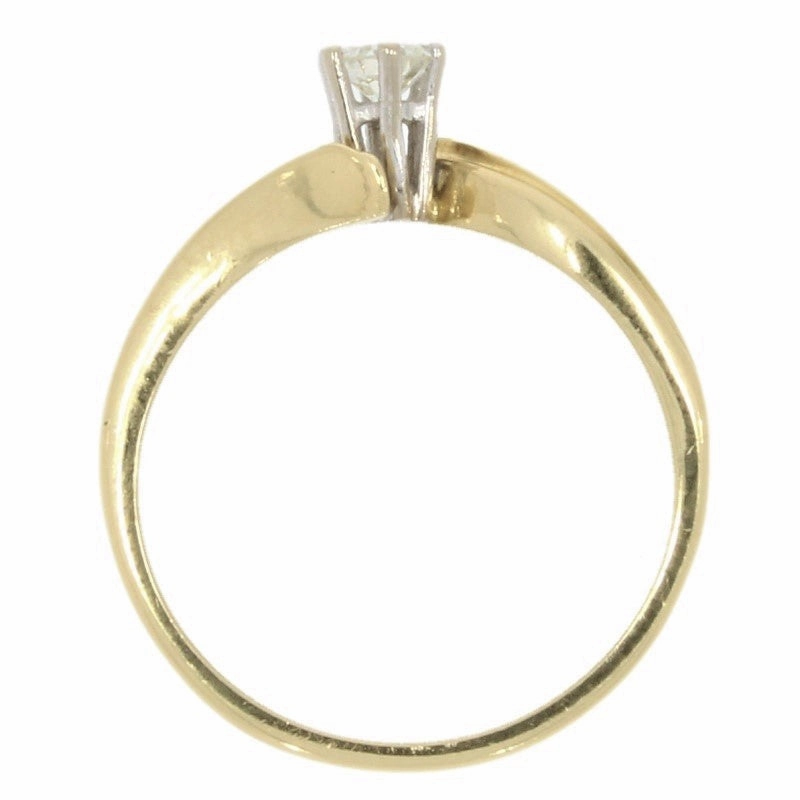Pre Owned 18ct Yellow Gold 0.15ct Diamond Solitaire Ring