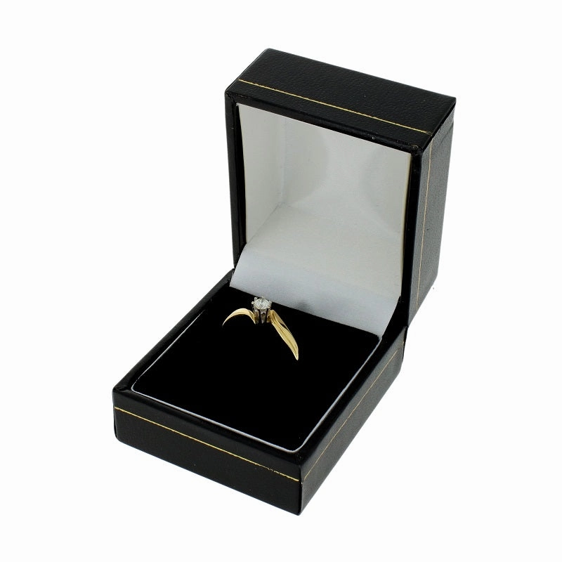 Pre Owned 18ct Yellow Gold 0.15ct Diamond Solitaire Ring