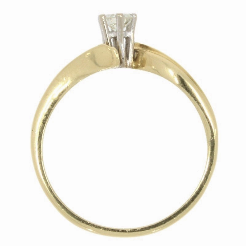 Pre Owned 18ct Yellow Gold 0.15ct Diamond Solitaire Ring