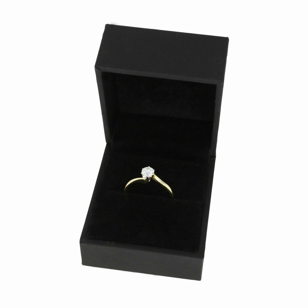 Pre Owned 18ct Yellow Gold 0.40ct Diamond Solitaire Ring