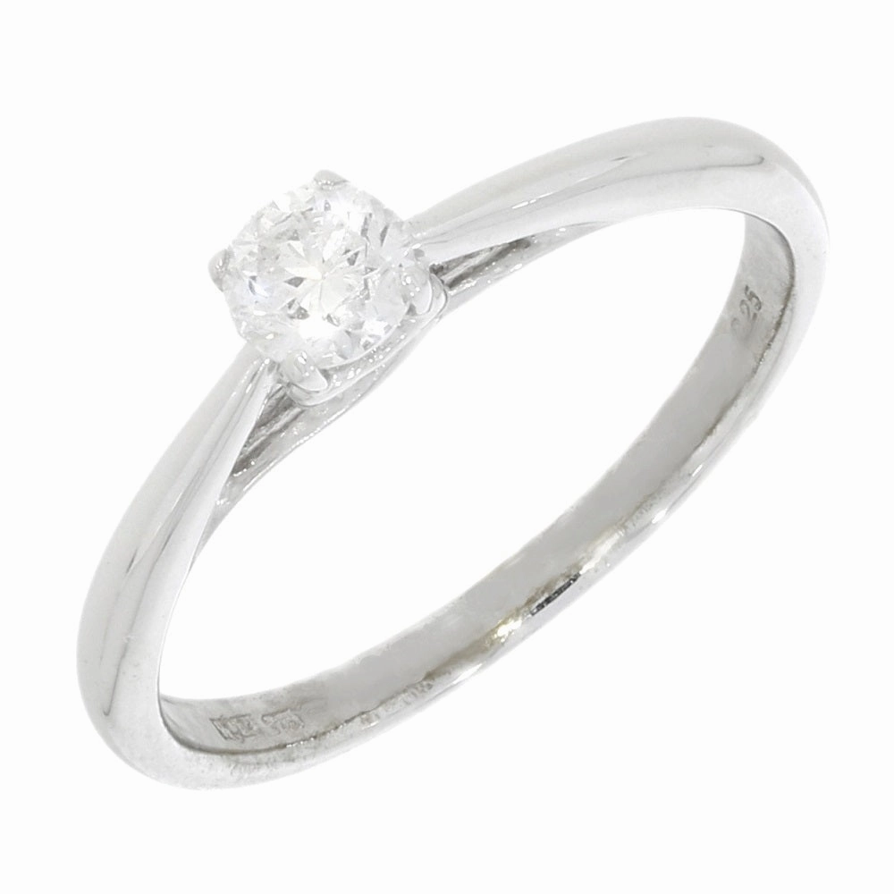 Pre Owned 9ct White Gold 0.25ct Diamond Solitaire Ring