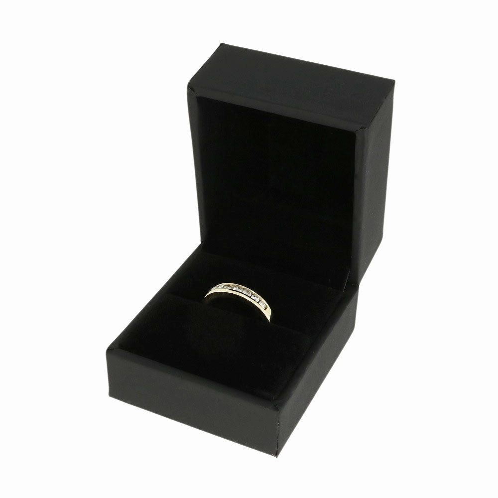 Pre Owned 9ct Yellow Gold 0.33cts Diamond Half Eternity Ring