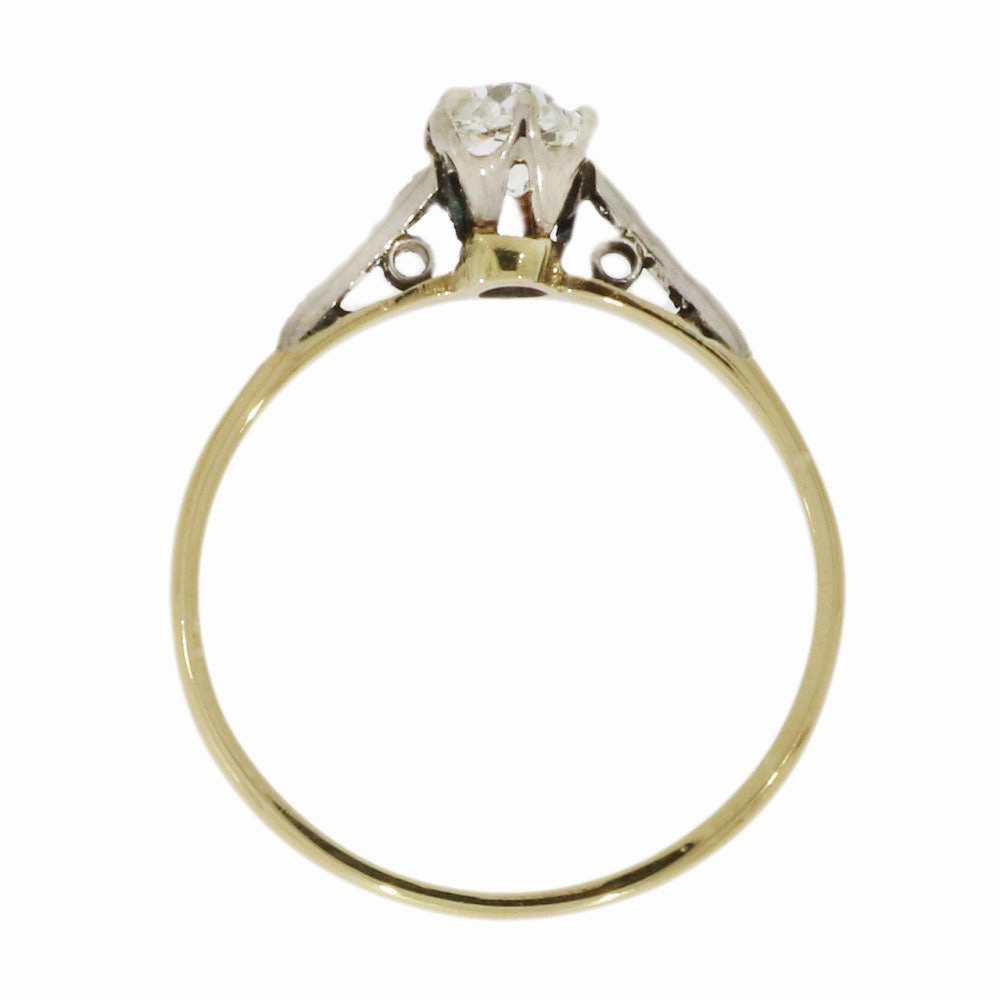 Pre Owned 9ct Yellow Gold 0.40ct Diamond Solitaire Ring
