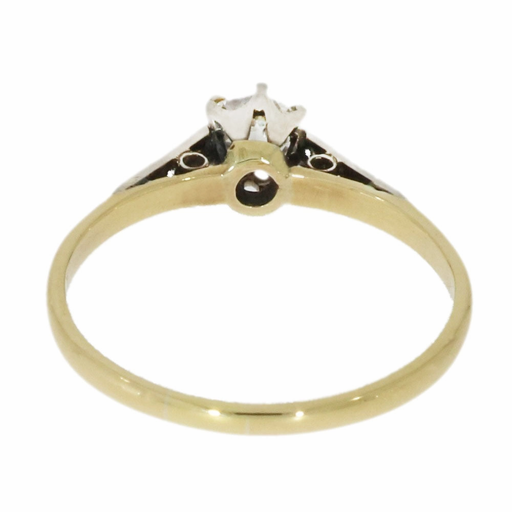 Pre Owned 9ct Yellow Gold 0.40ct Diamond Solitaire Ring