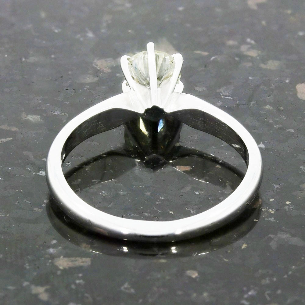 Pre Owned Ladies 18ct White Gold 0.52cts Diamond Solitaire Ring