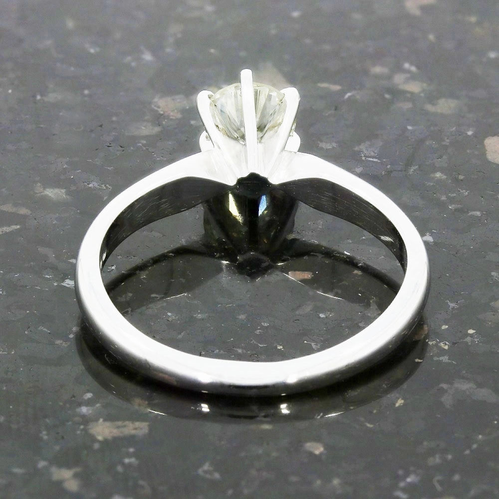 Pre Owned Ladies 18ct White Gold 0.52cts Diamond Solitaire Ring
