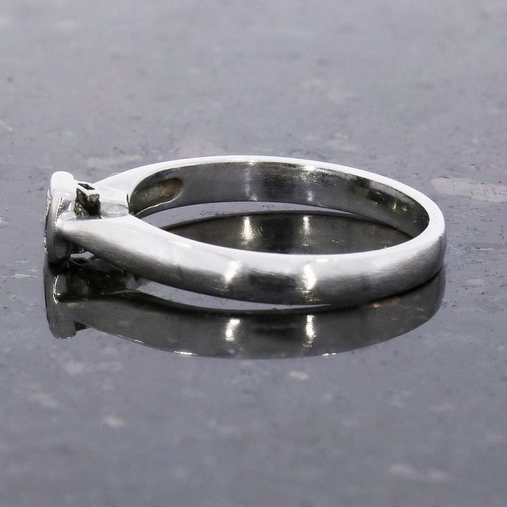 Pre Owned Ladies 18ct White Gold Diamond Solitaire Ring
