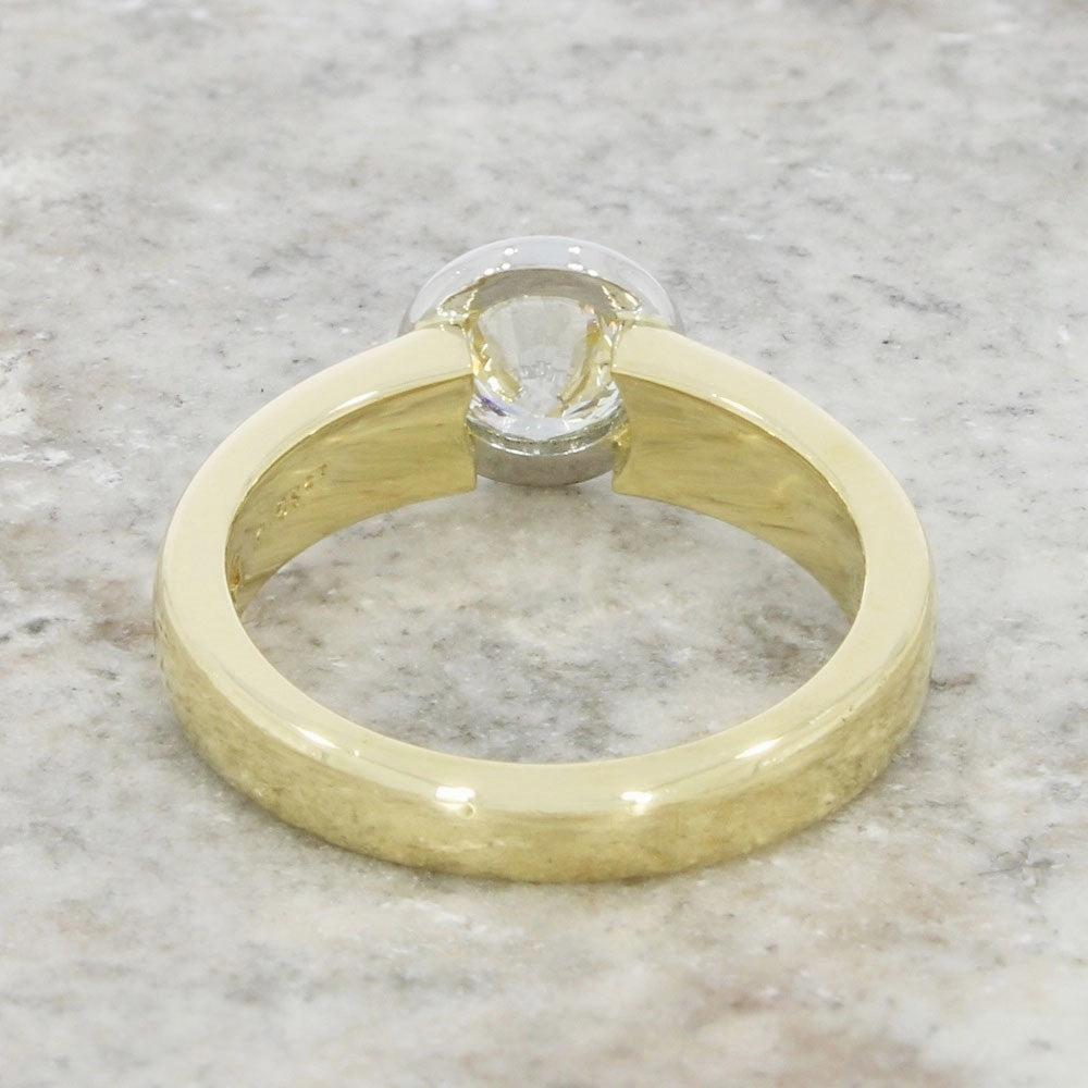 Pre Owned Ladies 18ct Yellow Gold Boodles 0.65ct Diamond Solitaire Ring