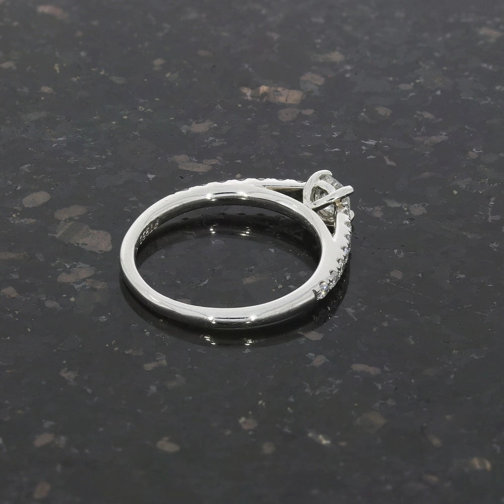Pre Owned Platinum 0.20ct Solitaire Diamond Ring