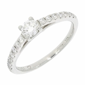 Pre Owned Platinum 0.20ct Solitaire Diamond Ring
