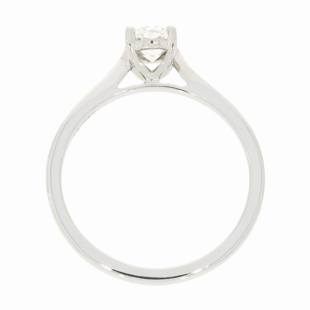 Pre Owned Platinum 0.75cts Lab Grown Oval Diamond Solitaire Ring