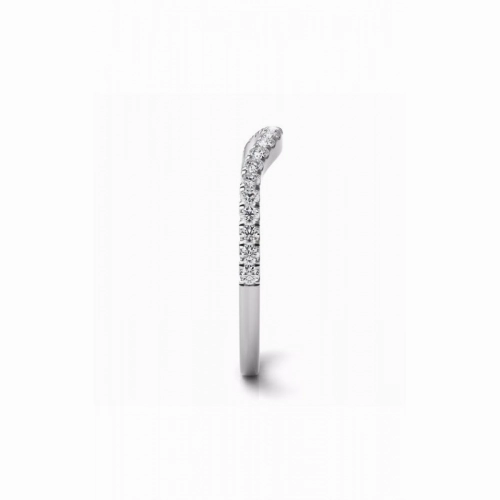 S Kashi & Sons Curved Wedding Band EN7303-BWG