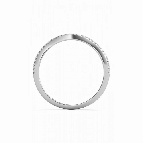 S Kashi & Sons Curved Wedding Band EN7333-BWG