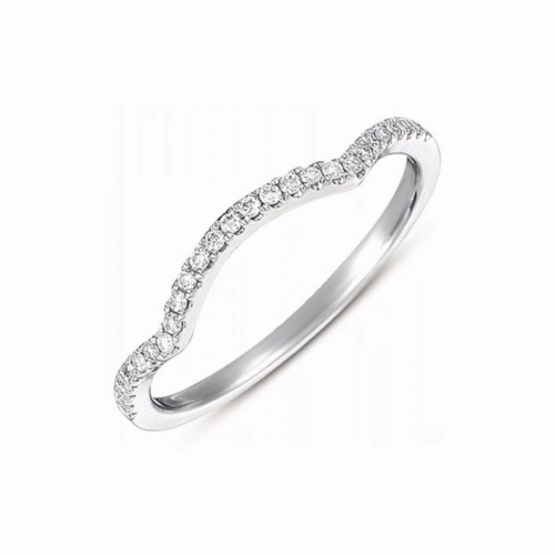 S Kashi & Sons Curved Wedding Band EN7371-BWG