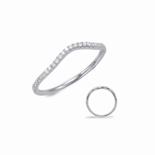 S Kashi & Sons Curved Wedding Band EN7592-BWG