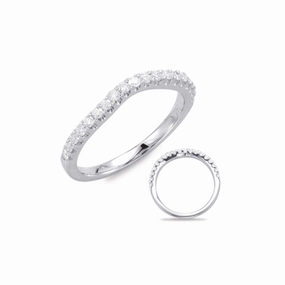S Kashi & Sons Curved Wedding Band EN7635-BWG