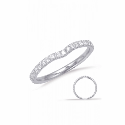 S Kashi & Sons Curved Wedding Band EN7918-B75WG
