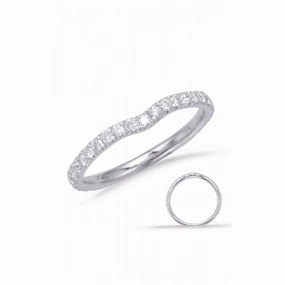 S Kashi & Sons Curved Wedding Band EN7918-B75WG