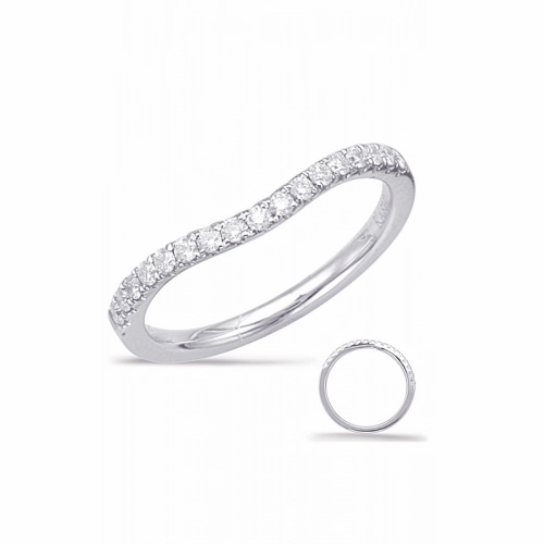 S Kashi & Sons Curved Wedding Band EN7949-BWG
