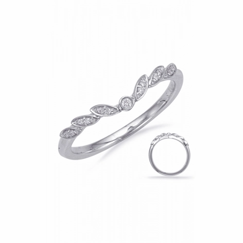 S Kashi & Sons Curved Wedding Band EN8067-B8X6M
