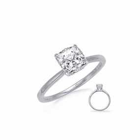 S Kashi & Sons Halo - Hidden Engagement Ring EN8344-8.5MSQWG