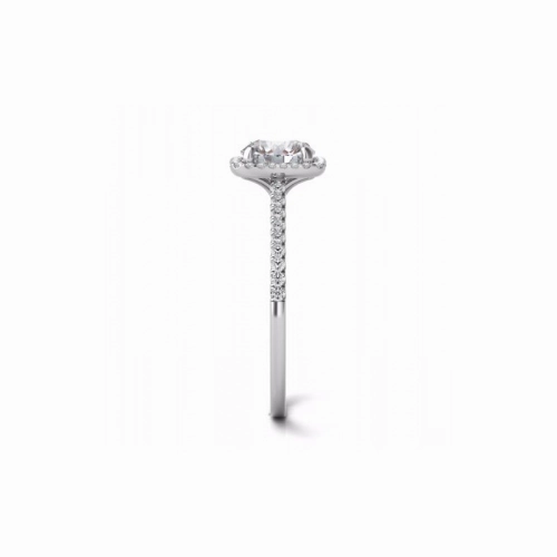 S Kashi & Sons Halo Engagement Ring EN7330-1WG